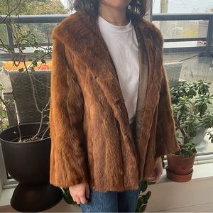 Vintage Fur Coat - size small